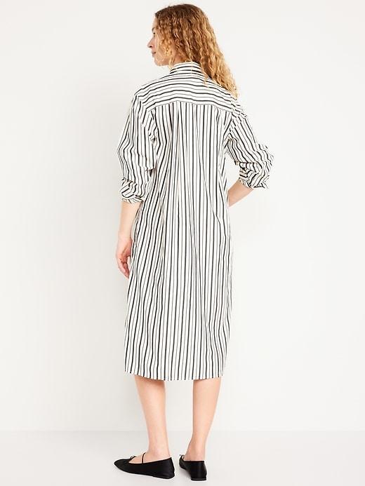 Loose Midi Shirt Dress Product Image