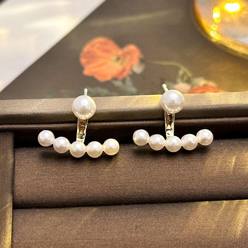 Faux Pearl Ear Jacket Product Image