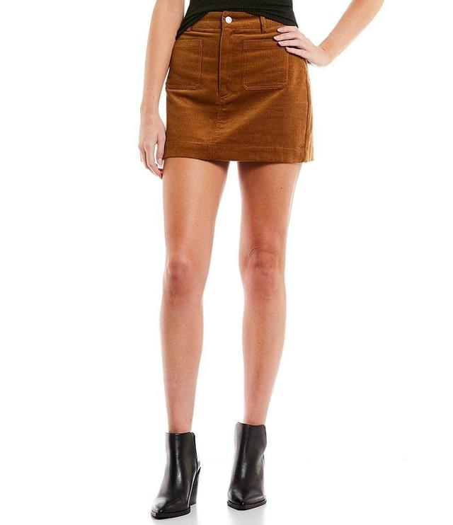 Double Zero High Rise Corduroy Pencil Skirt Product Image