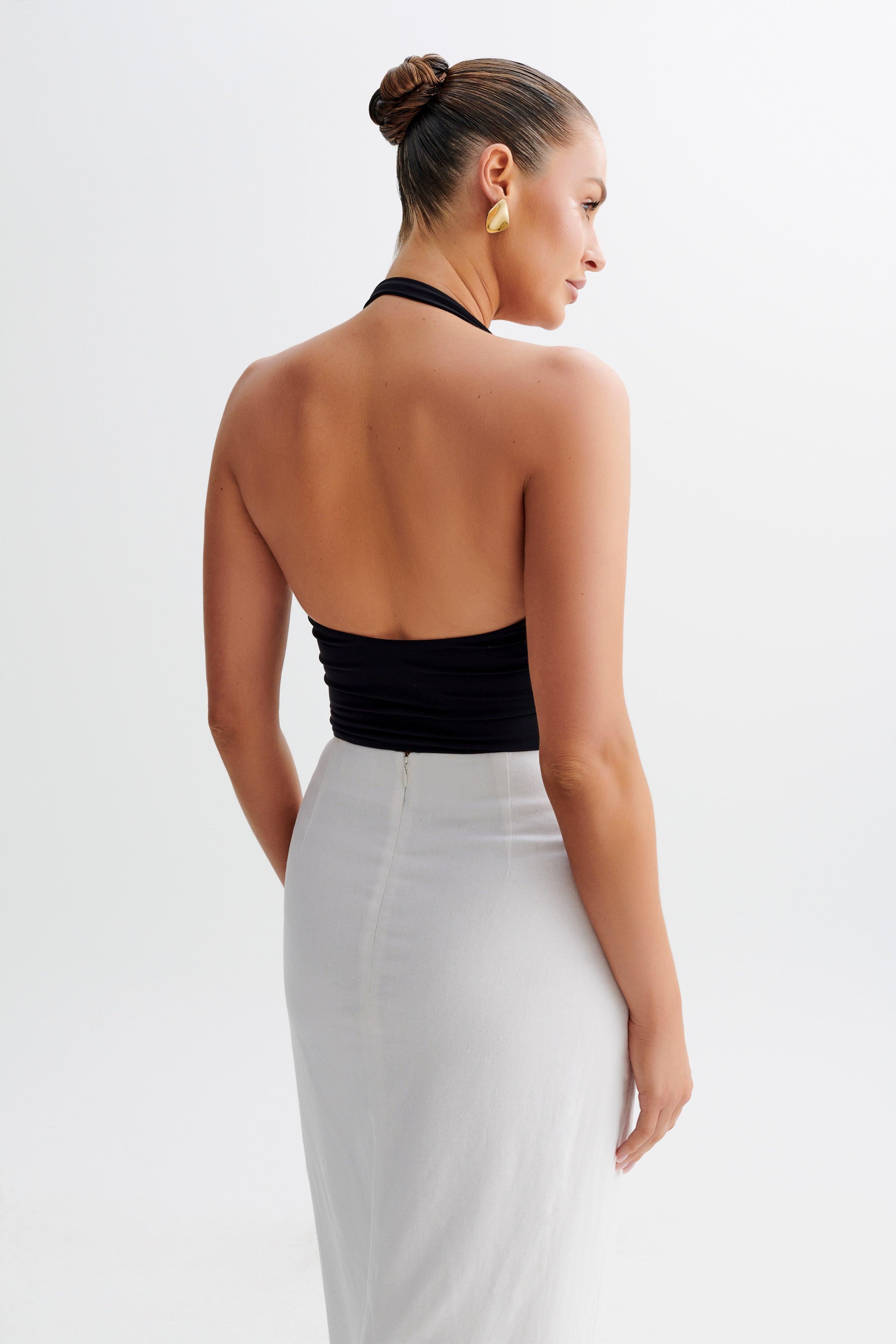 Renee Halter Top - Black Product Image