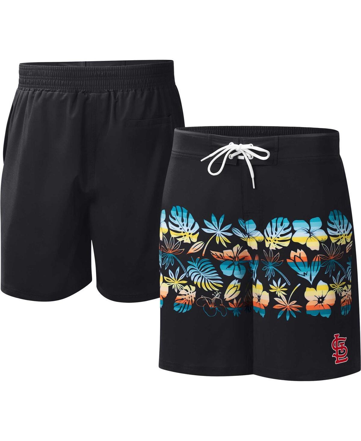 Mens G-iii Sports by Carl Banks Black St. Louis Cardinals Breeze Volley Swim Shorts Product Image