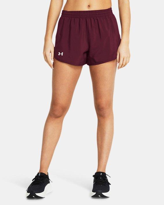 Womens Under Armour Fly-By Shorts Green Green Product Image