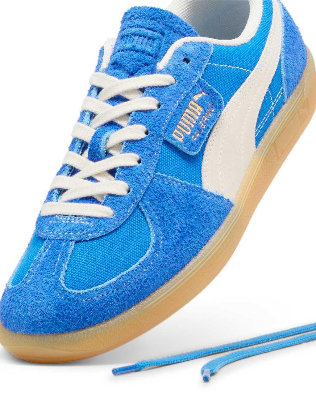 PUMA Palermo Vintage sneakers in blue Product Image