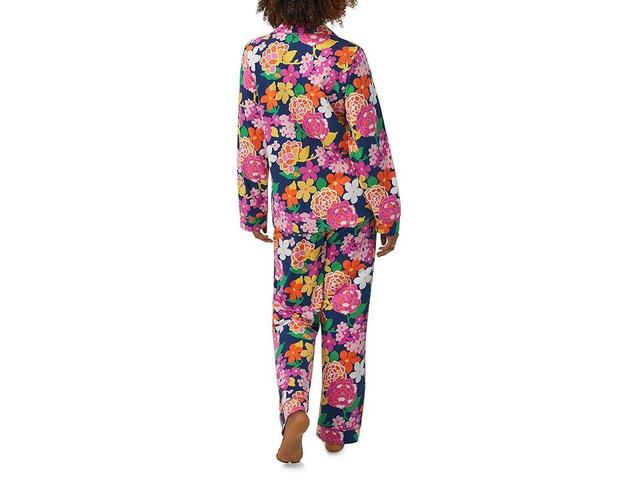 Bedhead PJs Trina Turk x Bedhead Long Sleeve Classic PJ Set (Greenhouse Floral) Women's Pajama Sets Product Image