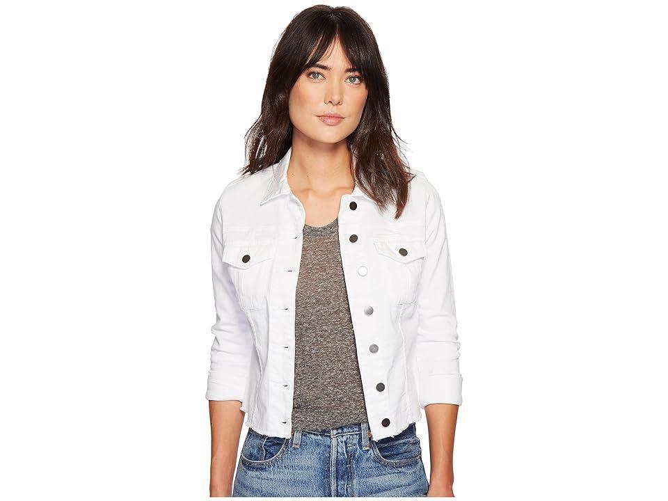 KUT from the Kloth Kara Jean Jacket (Optic ) Women's Clothing Product Image