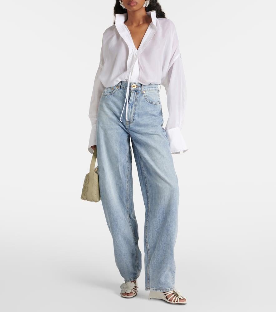 Natura Oversize Jeans In Celeste Product Image