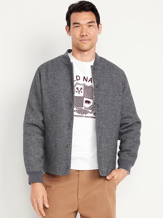 Tweed Bomber Jacket Product Image