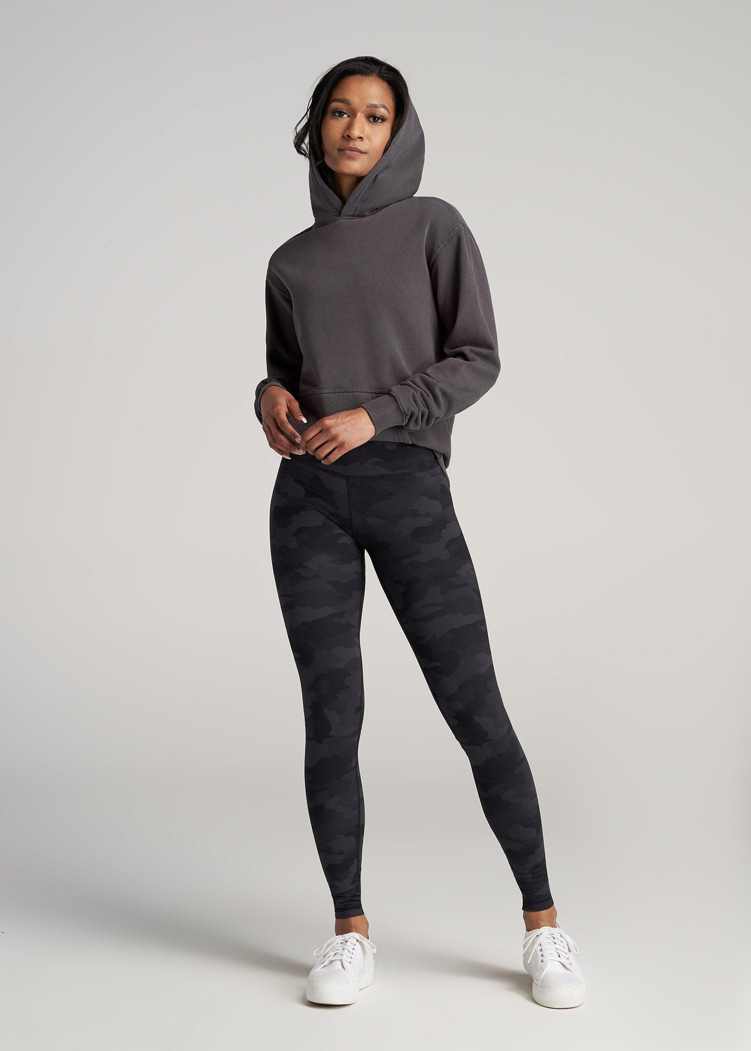 AT Balance High-Rise Leggings for Tall Women in Grey Camo Product Image