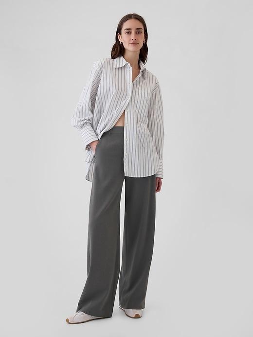 365 High Rise Brushed Twill Trousers Product Image