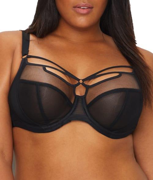 Elomi Sachi Sheer Tulle Adjustable Plunge Bra Product Image