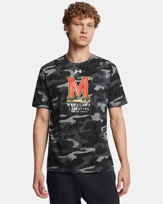 Mens UA Performance Cotton Camo Collegiate T-Shirt Product Image