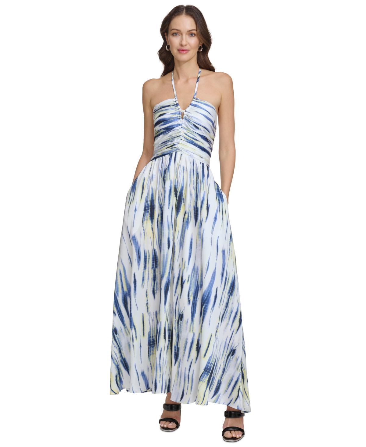 Women's Strappy Printed Maxi Dress  Product Image