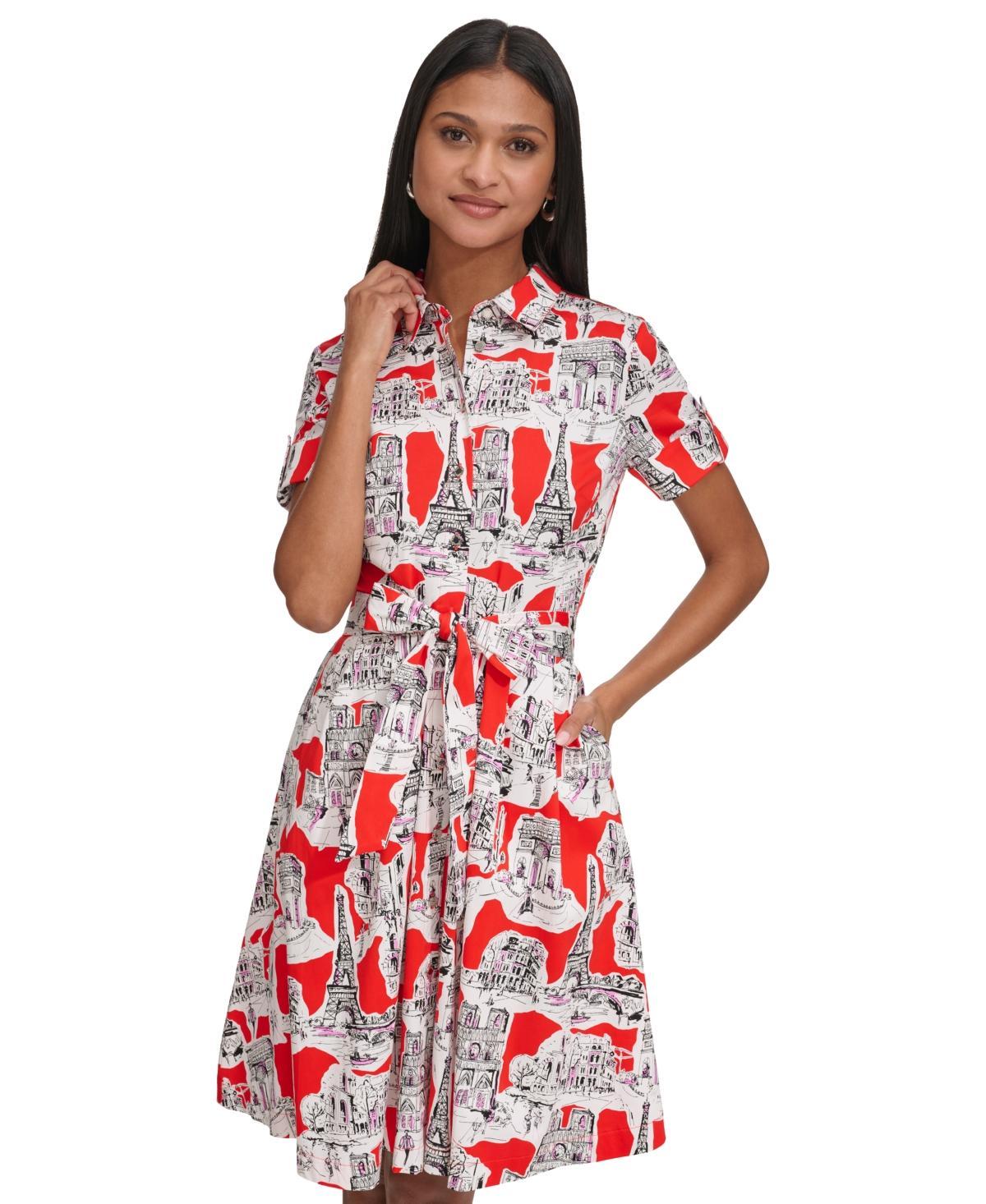 Women's Printed Shirtdress Product Image