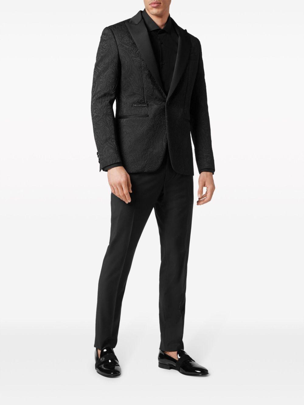 Single-breasted Blazer In Black Product Image