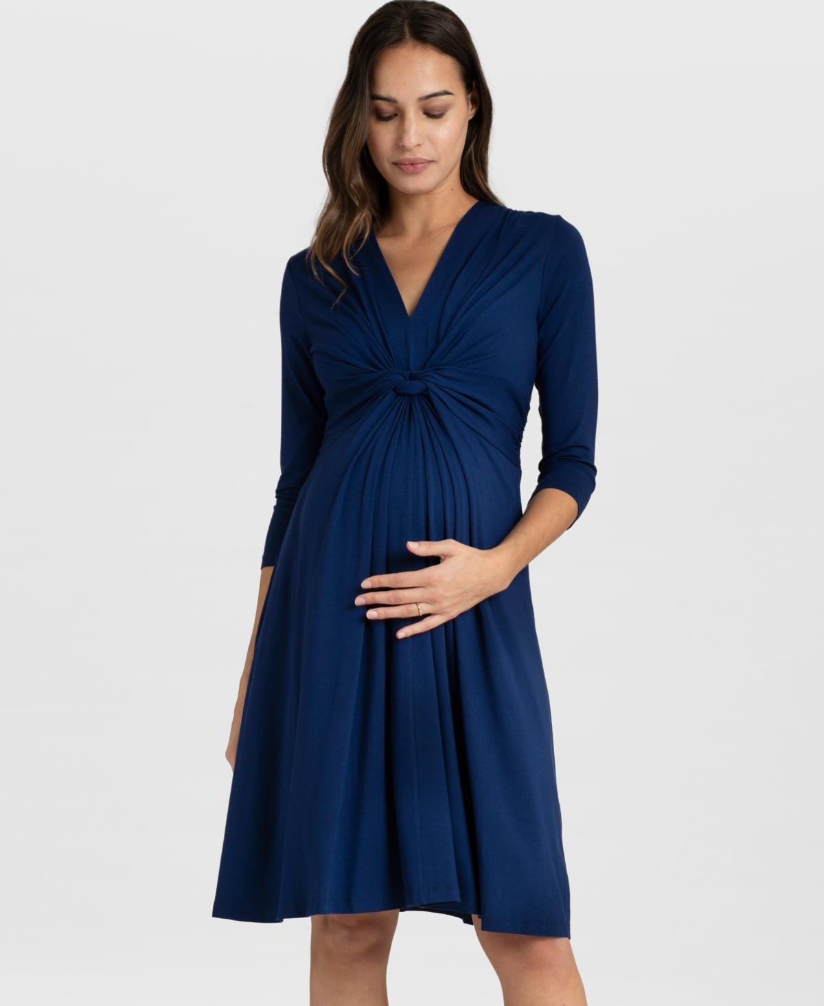 Seraphine Womens Knot Front Maternity Dress Product Image