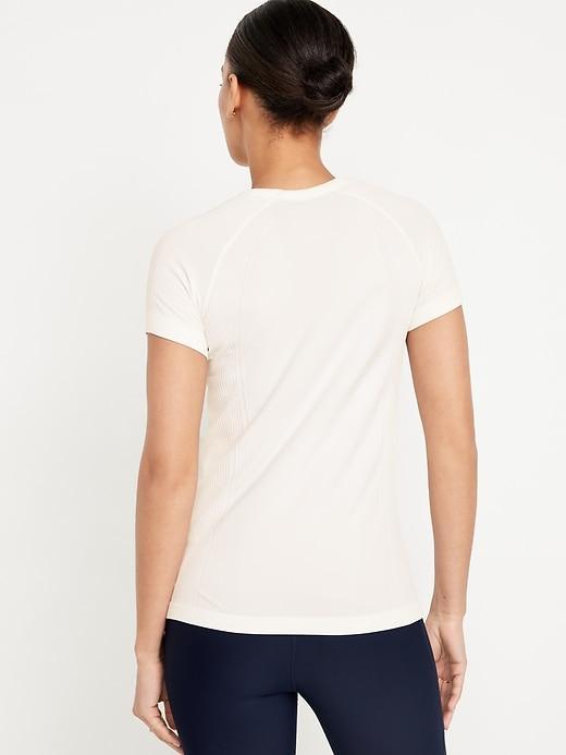 Fitted Seamless T-Shirt Product Image