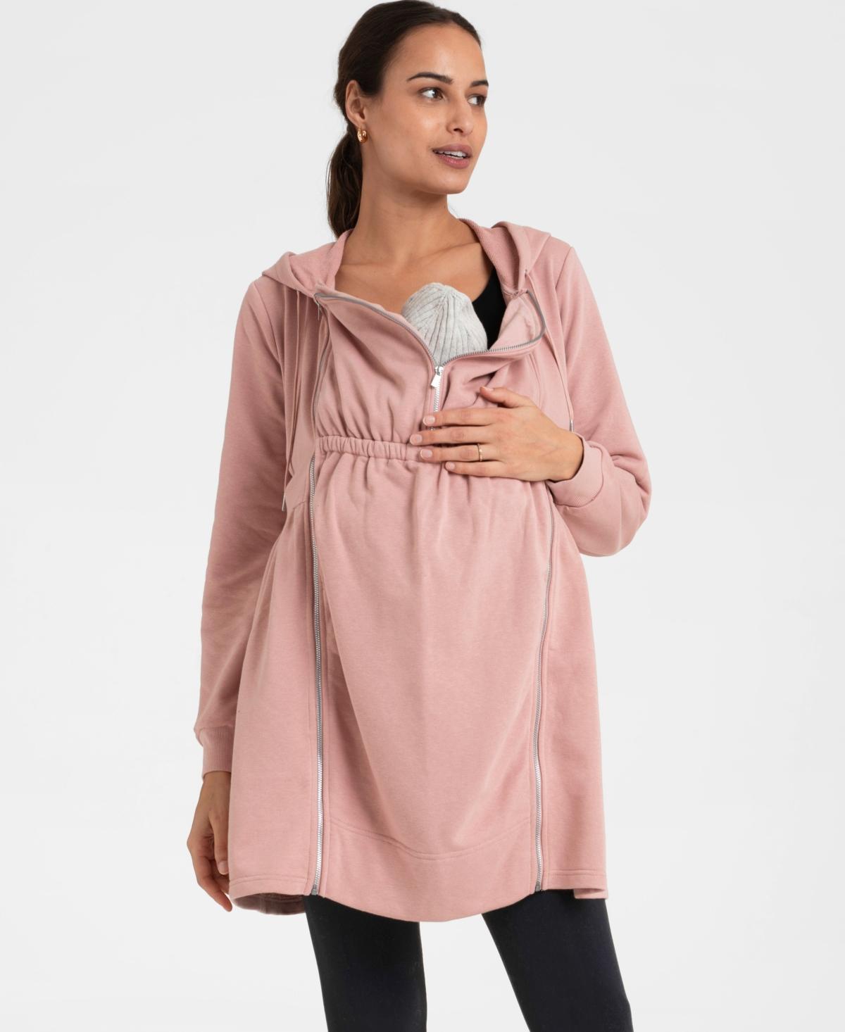 Seraphine Womens 3 in 1 Maternity Babywearing Hoodie Tunic Sweatshirt Product Image