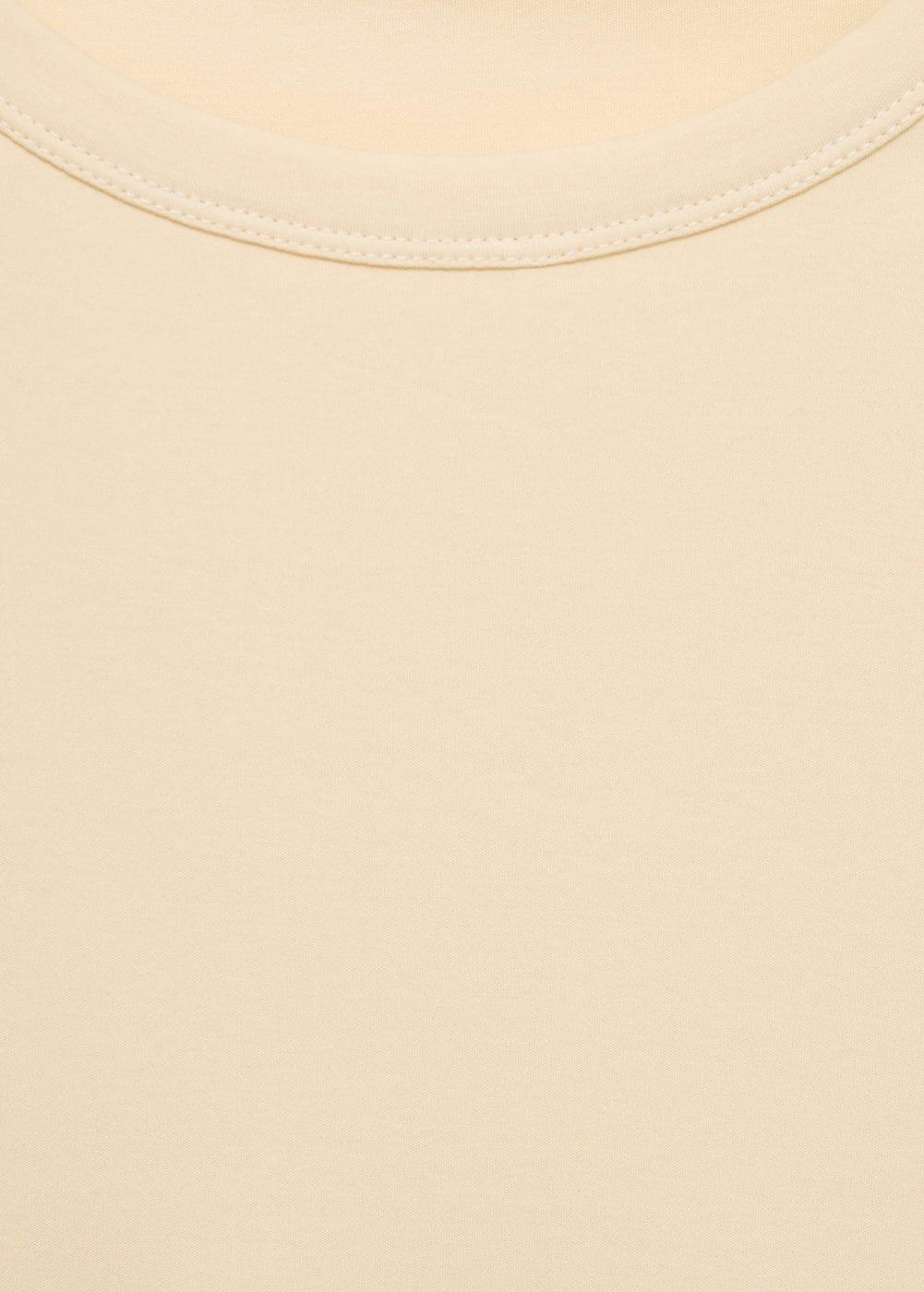 MANGO MAN - 100% cotton slim-fit t-shirt vanillaMen Product Image