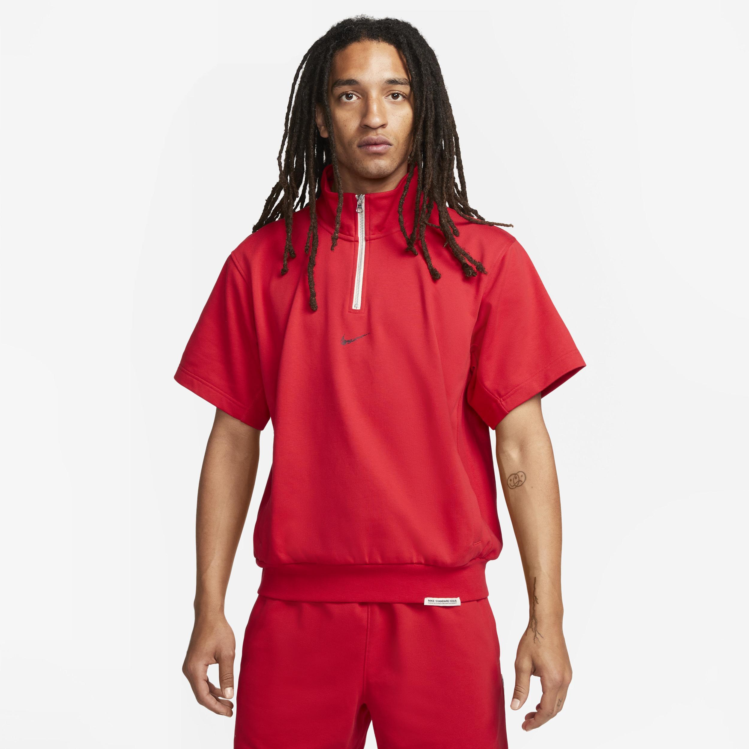 Nike Men's Dri-FIT Standard Issue 1/4-Zip Short-Sleeve Basketball Top Product Image