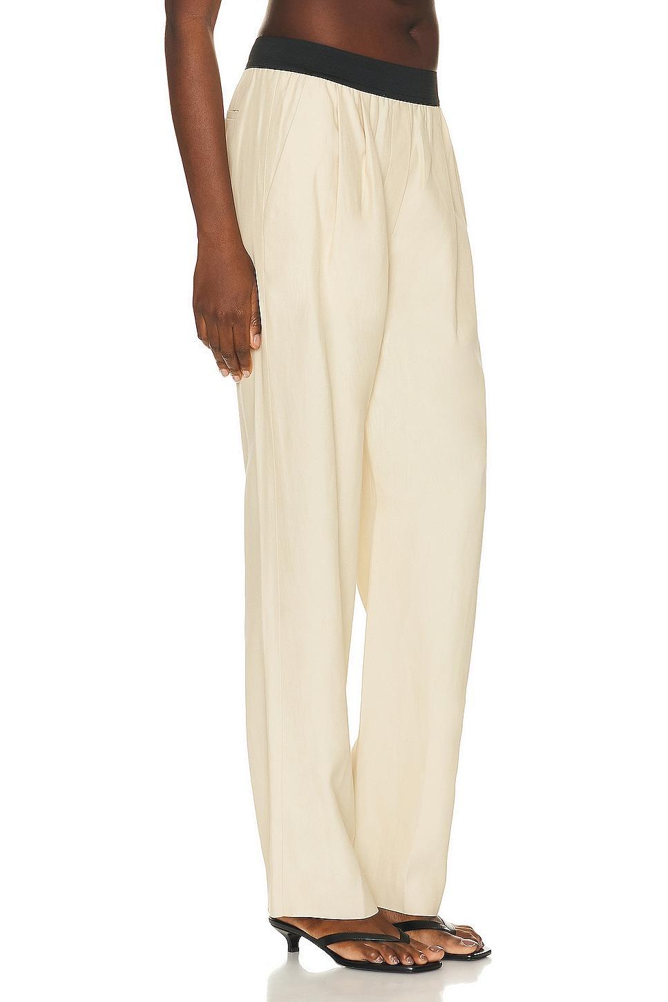 Loulou Studio Takoroa Pant Grey. (also in ). Product Image