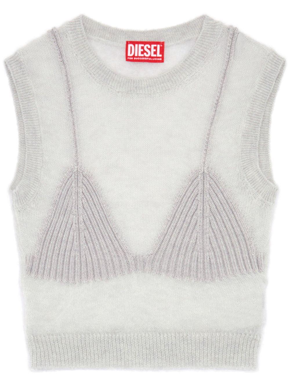 M-Arostica knitted tank top Product Image