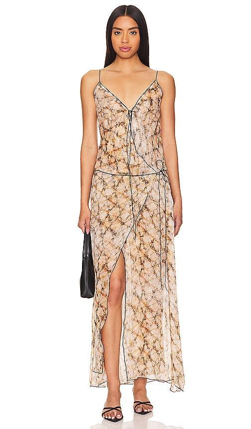 Ciel Wrap Maxi Dress Product Image