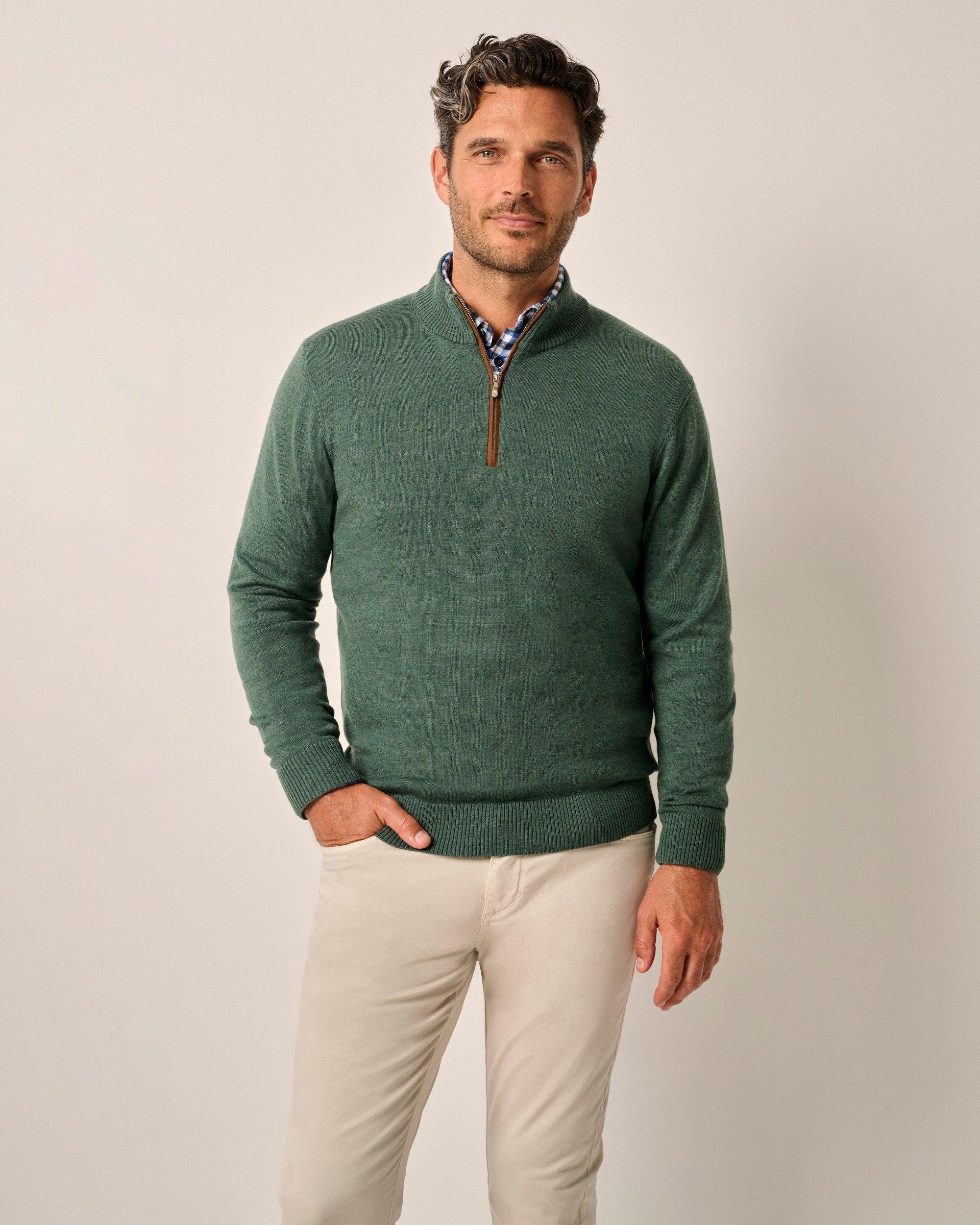 Raynor Merino 1/4 Zip Sweater Male Product Image