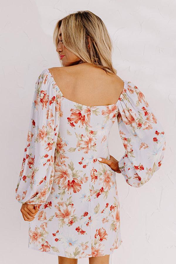 Slowly Falling For You Floral Dress Product Image