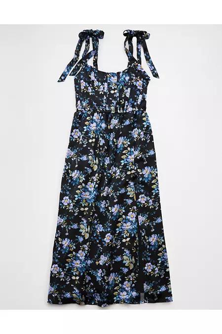 AE Corset Tie Strap Floral Gown Women's Product Image