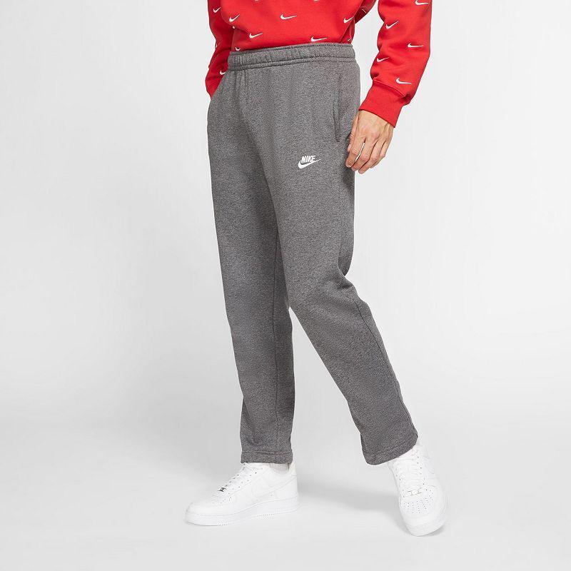 Mens Nike Sportswear Club Fleece Pants Grey Heather White Product Image