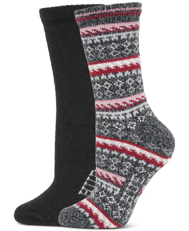 Hue Womens Geo Fair Isle Boot Socks, Pack of 2 Product Image