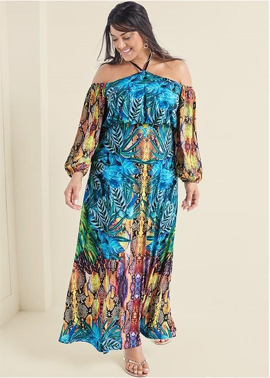 Printed Maxi Dress Product Image