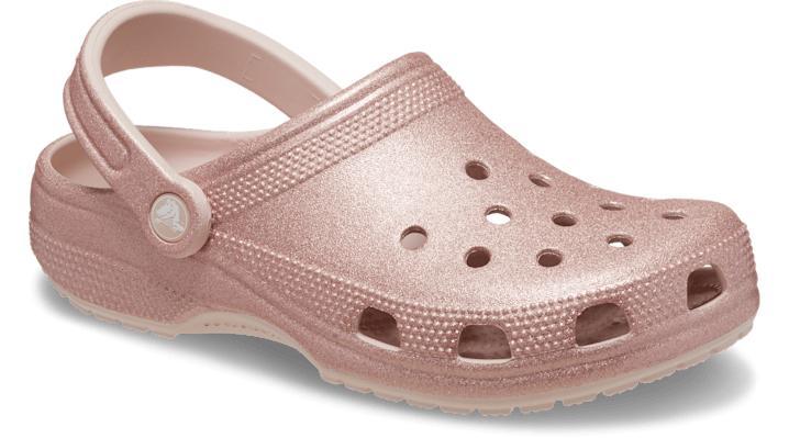 Crocs Womens Classic Glitter Clogs Product Image