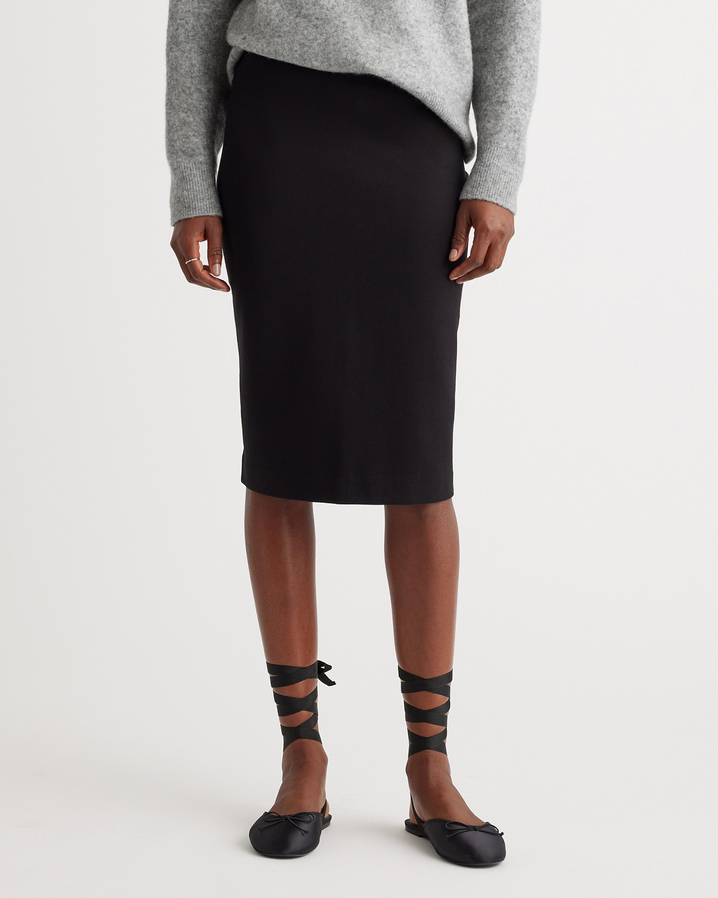 Ultra-Stretch Ponte Pencil Skirt Product Image