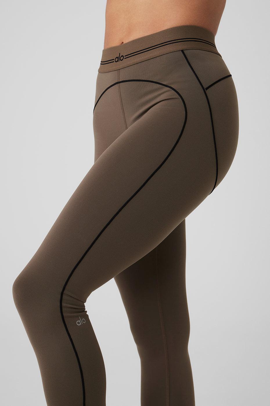 Airbrush High-Waist Heart Throb Legging - Olive Tree/Black Female Product Image