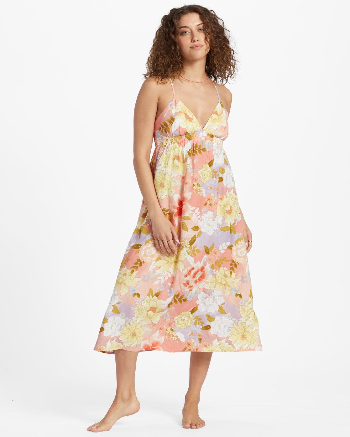 Sunset Skies Dress - Sweet Peach Female Product Image