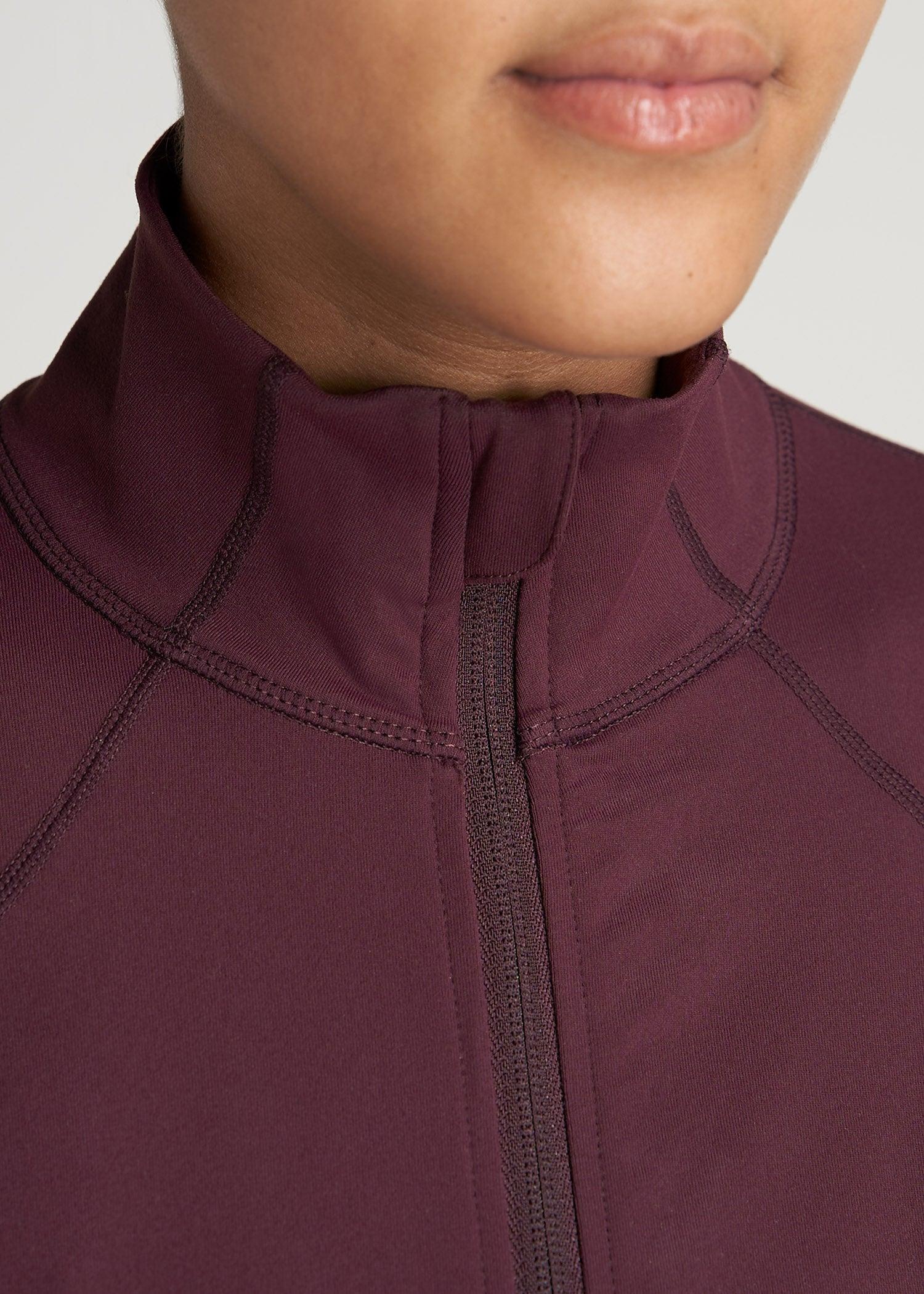 Women's Athletic Zip-Up Jacket in Beetroot Product Image