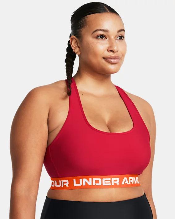 Women's Armour® Mid Crossback Sports Bra Product Image