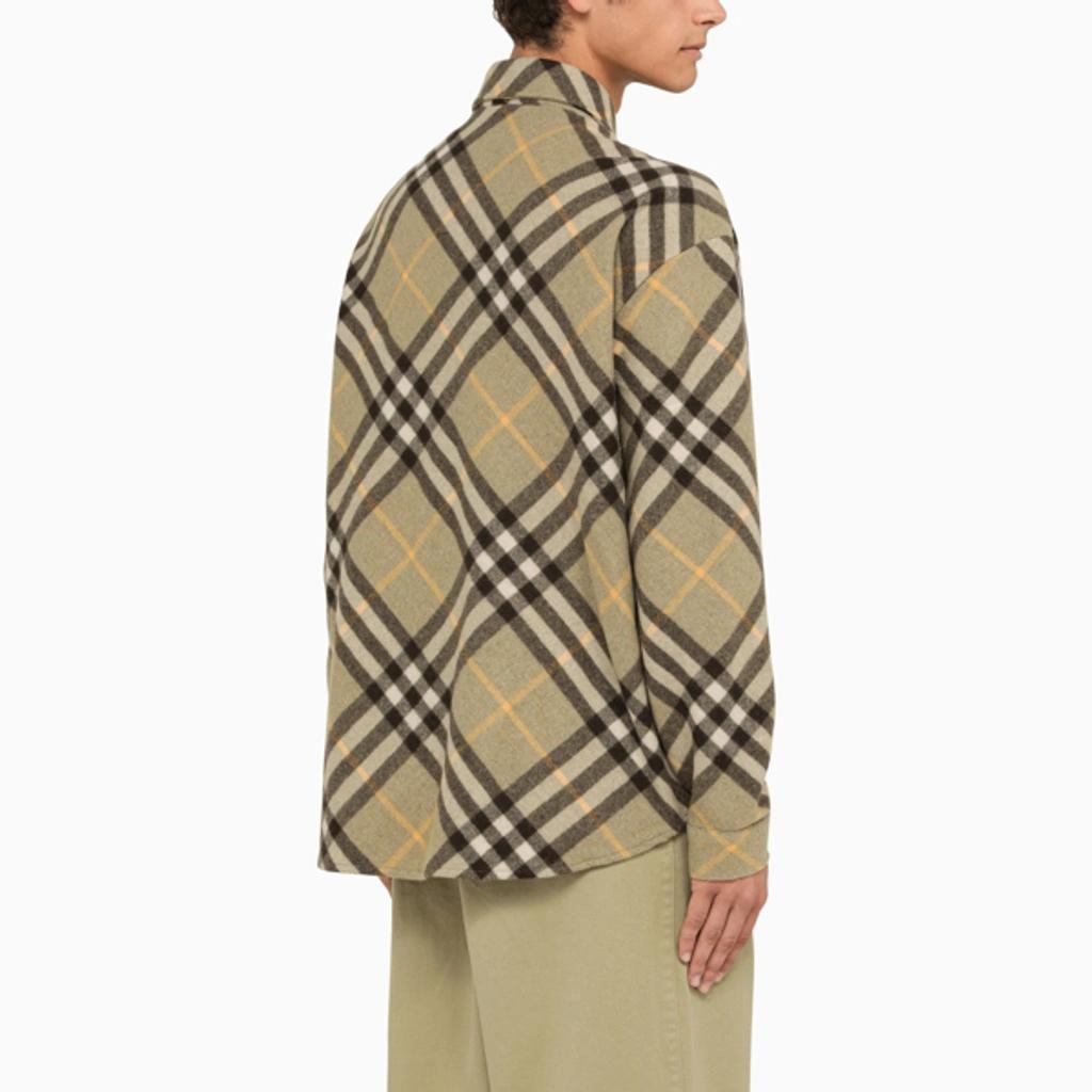 BURBERRY Long Sleeved Check Pattern Shirt In Multicolor Product Image