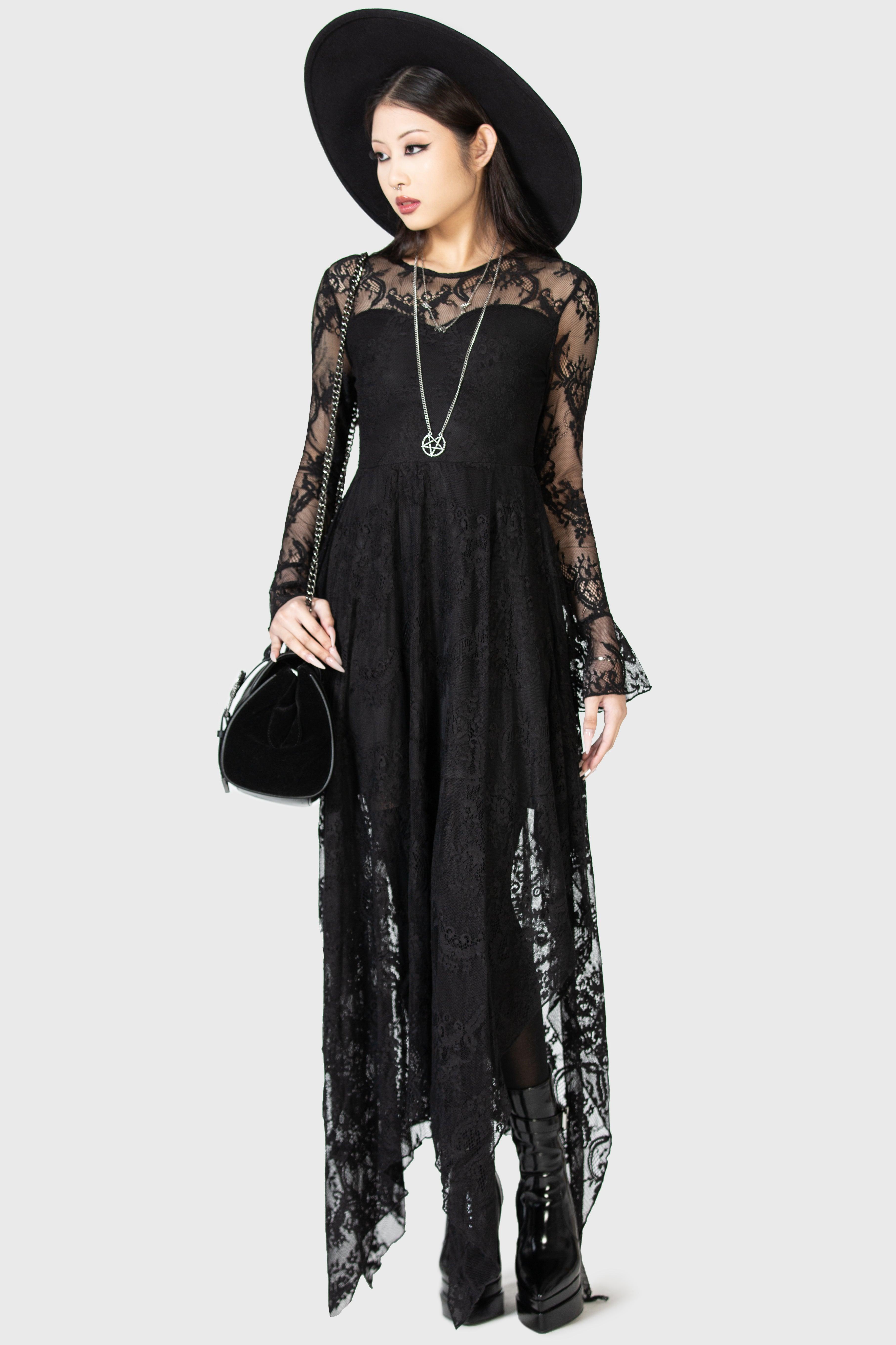 Shadow Figure Maxi Dress - Resurrect Female Product Image