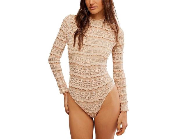 Free People Angelina Bodysuit (Tea) Women's Clothing Product Image