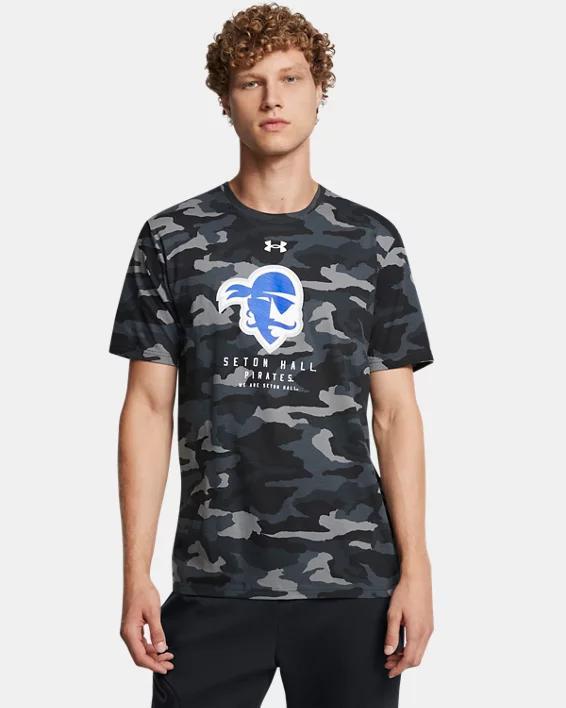 Mens UA Performance Cotton Camo Collegiate T-Shirt Product Image