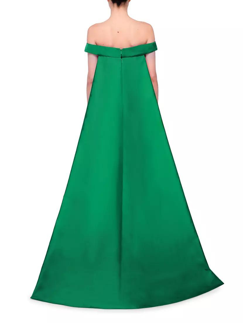 Off-The-Shoulder Cape Gown Product Image