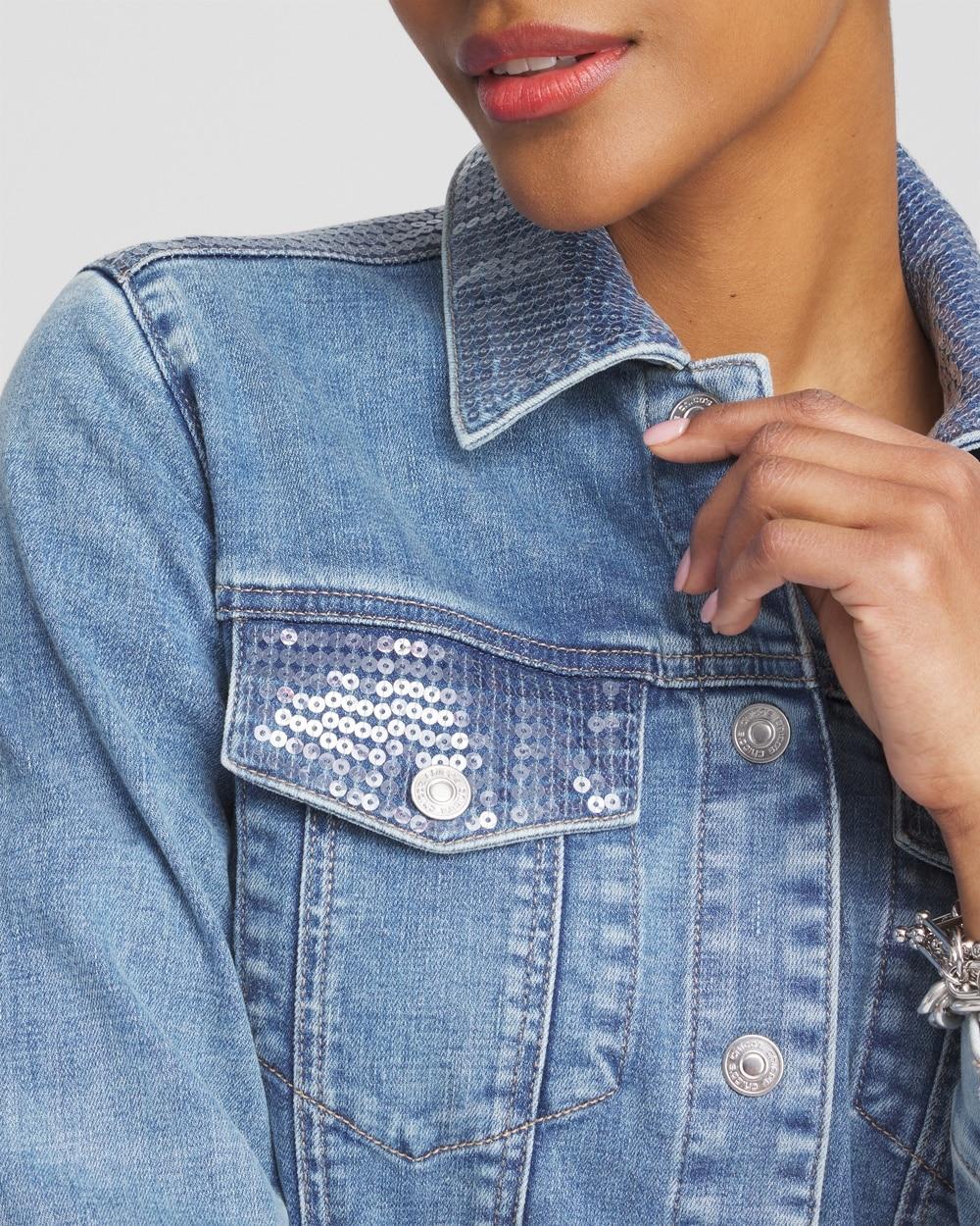 Embellished Denim Jacket Product Image