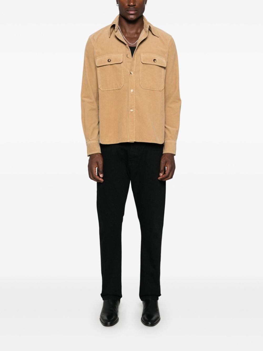 Corduroy Shirt In Neutrals Product Image