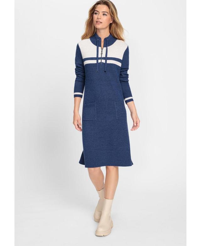 Olsen Womens 1/4 Sleeve Sweater Dress Product Image