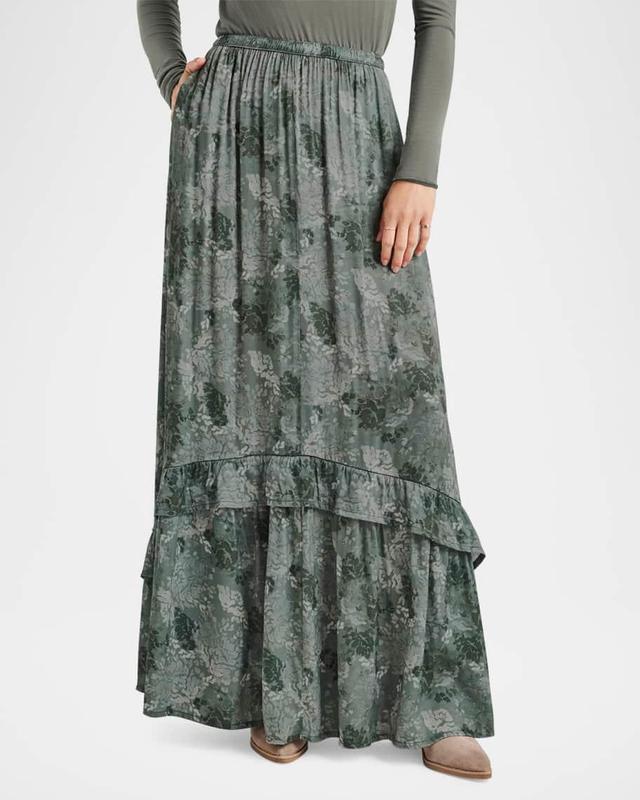 Linsey Floral Maxi Skirt Product Image