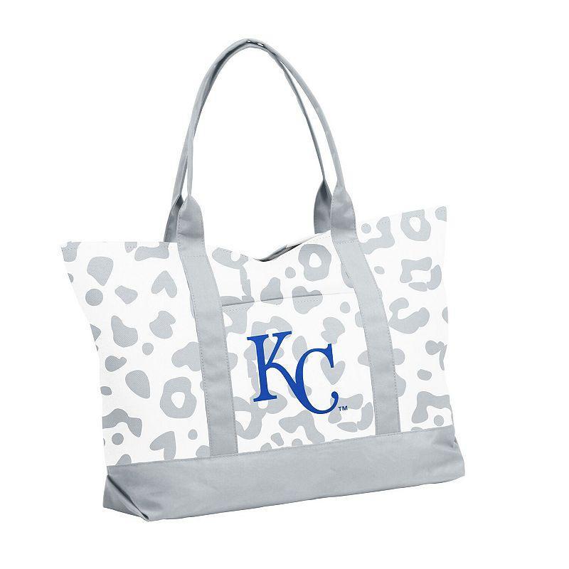 Womens Kansas City Royals Leopard Pattern Tote - White Product Image