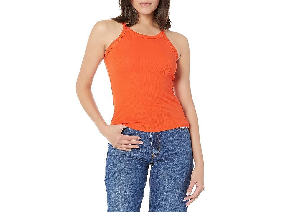 Madewell Brightside '90s Tank (Brilliant Tangerine) Women's Clothing Product Image