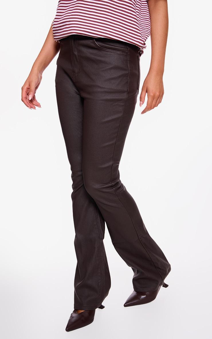 Chocolate Coated Denim Flares Product Image